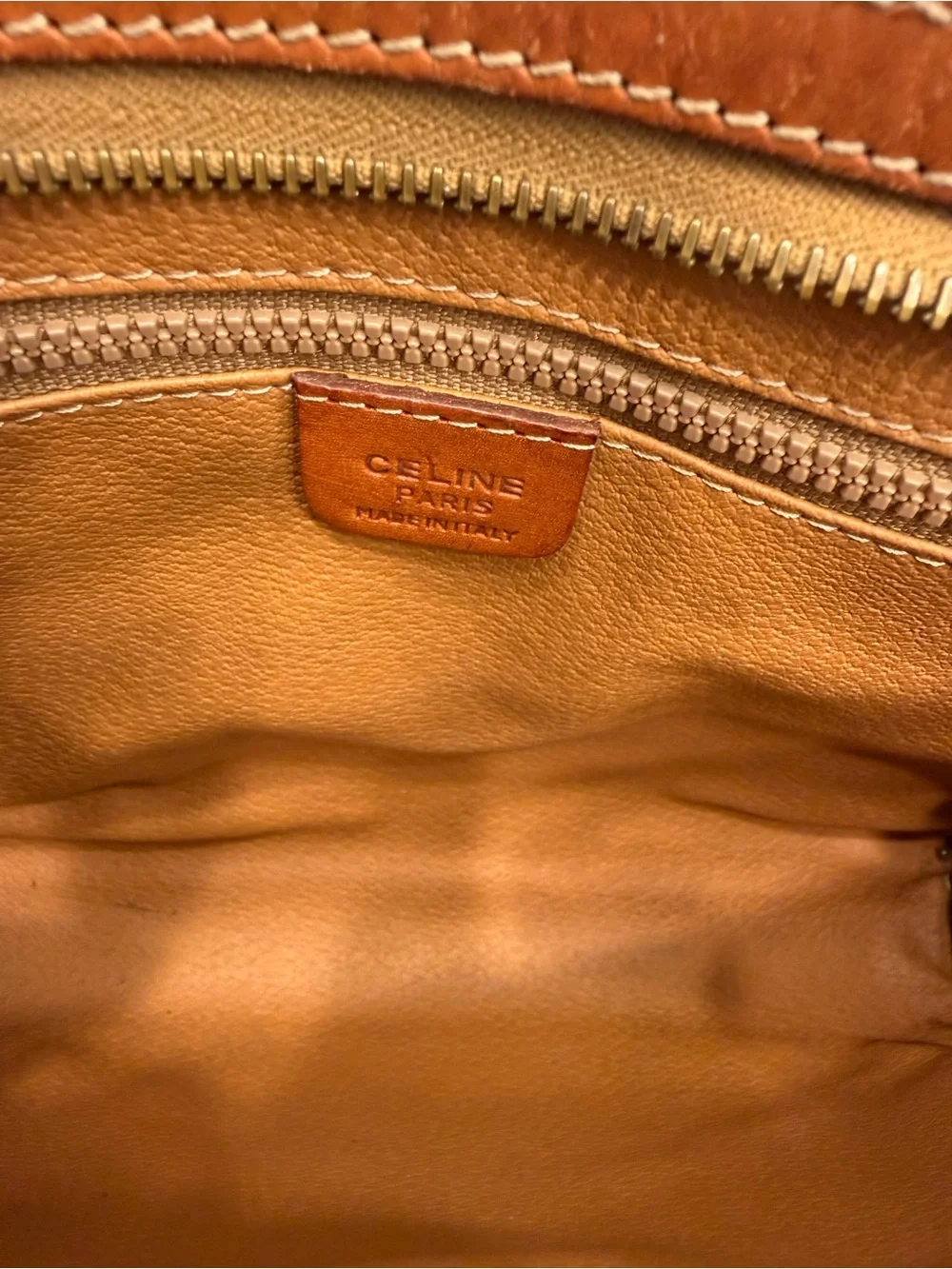 Authentic CELINE Vintage Macadam Monogram Clutch
